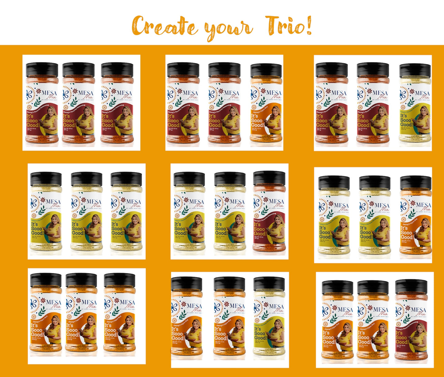 Pick Your Own Trio!!